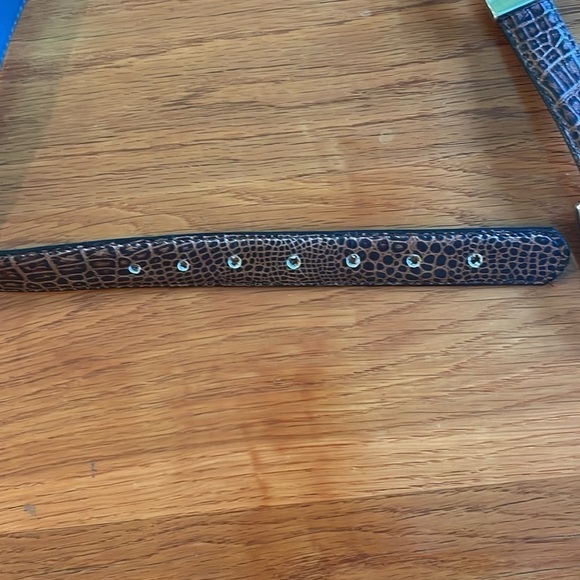 Belt with gold accent  1” wide - Picture 2 of 3
